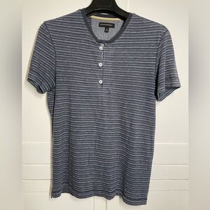 Banana Republic Men's Striped Henley Tee